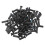 80 Stück Eisen Speichenkappen 14mm 2mm ID 14G Schwarz 15