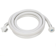 1 m PVC-Waschmaschinen-Wasserzulaufschlauch mit Stahl