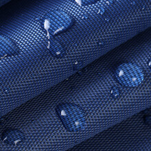Tragbarer verdickter Regenponcho, Ganzkörper Blau