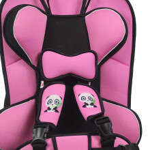 High Back Booster Car Seat Portable Polyethylene Convertible Toddler Infant Seat for Baby Pink