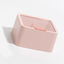 Lippenstift-Aufbewahrungsbox, 2-stufig, großes Fassungsvermögen, Rosa