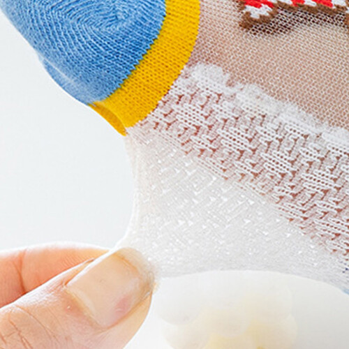 Transparente Mesh-Baumwoll-Socken Typ B für Jungen 27-31 2