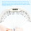 Augenmassagegerät tragbare Schlafvibration 22 Magnete 5