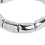 Pulsera de terahercios, cuentas rectangulares, plateada, tamaño 8