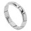 Pulsera de terahercios, cuentas rectangulares, plateada, tamaño 6