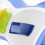 Pinguinförmige blaue Shaved-Ice-Maschine ABS 31cm H 6