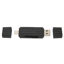 TC101 2TB USB-C USB3.0 Portabler Kartenleser ABS