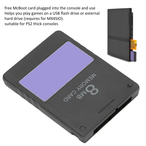 FMCB Free McBoot Karte 8 MB PS2 dünn schwarz 2