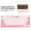 Pegatinas de teclado de PVC para iOS A1466/A1278/A1298 4
