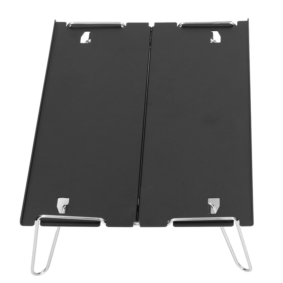 Folding Camping Table Outdoor Portable Aluminum Alloy Ultra Light Mini Folding Table Multifunction Camping Table Black