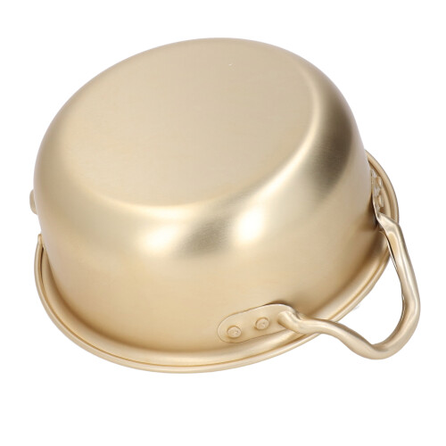 Koreanischer Ramen-Topf mit stapelbarem Aluminiumdeckel 9,2 oz 2