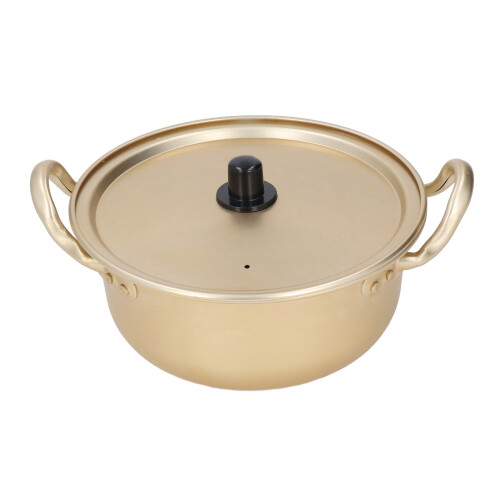 Koreanischer Ramen-Topf mit stapelbarem Aluminiumdeckel 9,2 oz 1