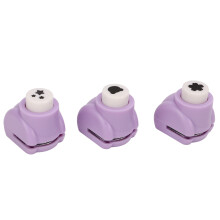 Kit de punzones para manualidades en papel, 3 piezas, formas: cabeza de gato, estrella y pétalo, para scrapbooking y DIY
