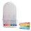 Regenbogen-Gesichtswachsblock 6.3*3.8*1 cm Öko 2