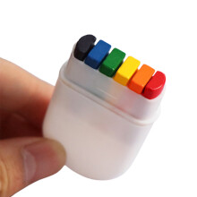 Regenbogen-Gesichtswachsblock 6.3*3.8*1 cm Öko