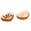 1000 piezas confeti de corazones MDF 1,2 cm natural 7