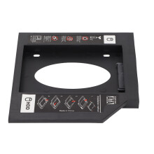 HDD Caddy Bay General 12.7mm 2.5in SATA to SATA 2nd HDD SSD Hard Drive Tray Cover for Laptop CD DVD ROM Drive Slot
