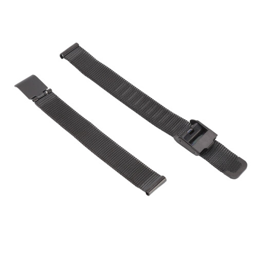 0,63 Zoll schwarzes Edelstahl-Mesh-Armband 2