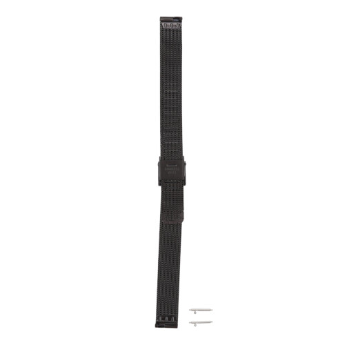 0,63 Zoll schwarzes Edelstahl-Mesh-Armband 1