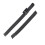 Edelstahl-Mesh-Uhrenarmband 0.31in Schwarz 14