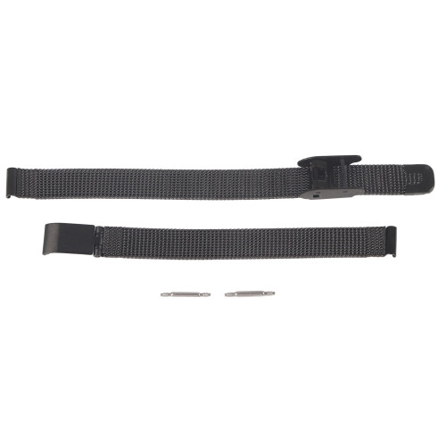 Edelstahl-Mesh-Uhrenarmband 0.31in Schwarz 1