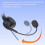 USB-Headset, Geräuschunterdrückung, einseitiges Headset, Mikrofon 5