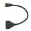 Divisor HDMI 1 entrada 2 salidas, Cable de 20 cm, Negro 15