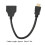 Divisor HDMI 1 entrada 2 salidas, Cable de 20 cm, Negro 3