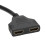 Divisor HDMI 1 entrada 2 salidas, Cable de 20 cm, Negro 12