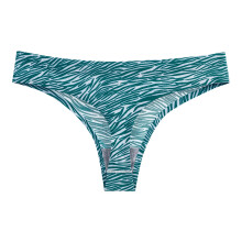 2XL bedruckte nahtlose Tanga-Unterwäsche, mit niedrigem Bund