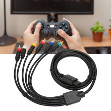RGB RGBS Multifunctional Composite Cable Cord High Flexibility Soft Stable Component AV Cable with 4 BNC Heads