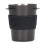 58 mm Edelstahl-Dosierbecher für Kaffee 120 ml Schwarz 2