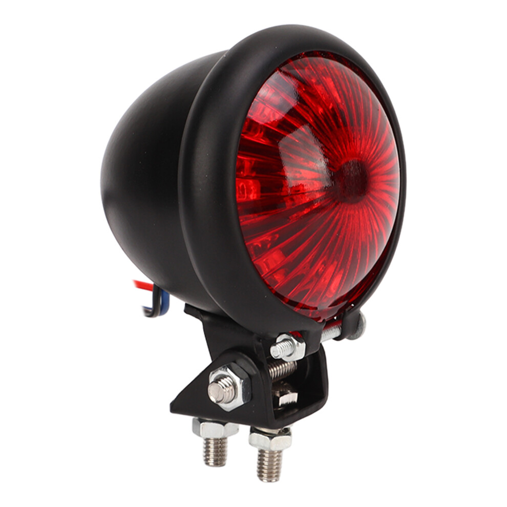 Motorcycle Retro Round Led Tail Brake Running Universal For 12V Motorbike Light 8791321150797