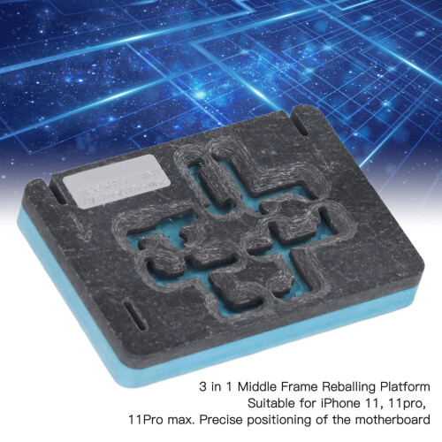 3-in-1 Rahmen-Reballing iPhone 11/11 Pro 92x65x14mm 2