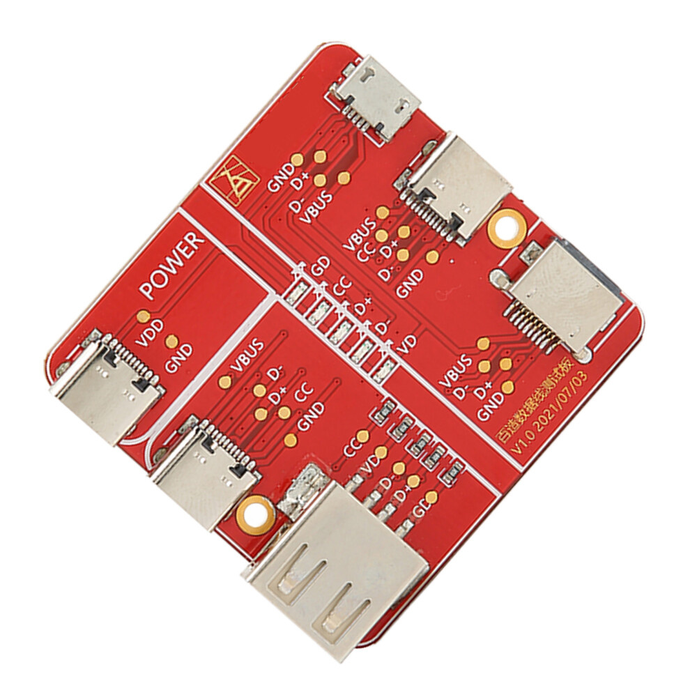 Charging Test Card 3 In 1 Data Wire Test Fixture Accurate Type C Micro For Ios Interface 8061321153242