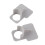 2 Stück Poolrohrhalter 10x8x3.8cm Blau/Grau 7