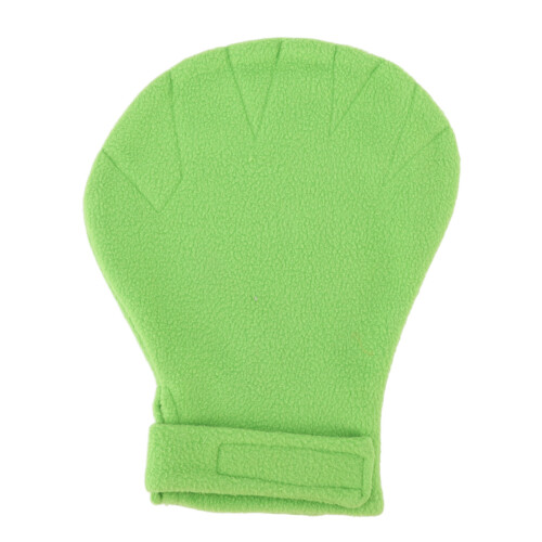 Zucker-Gleiter Bindungs-Handschuh - beißresistenter Plüsch, Grün 1