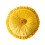 Rundes Samtkissen 35 cm 500 g Orange/Gelb 1