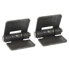 Bisagras ciegas para puertas de alta resistencia, 106 x 75 x 5mm, para soldar, para puertas de remolque, paquete de 2