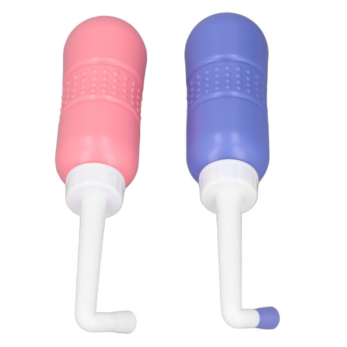 2 piezas bidé portátil de mano 450 ml 29,5 cm EVA PP 2
