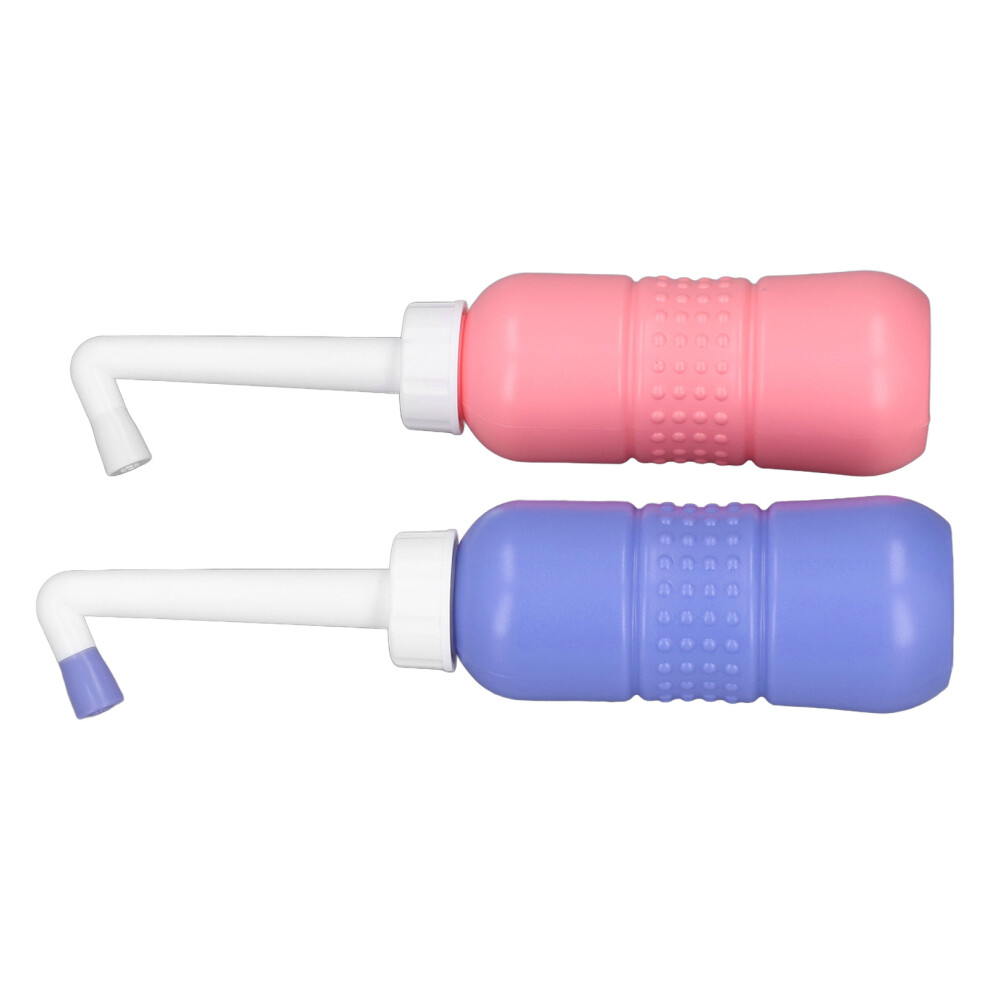 2Pcs Portable Handheld Bidet 450Ml Strong Elastic Light Weight Large Volume Water Bottle Sprayer For Home Travel Outdoor 4971321156683