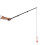 Flirt Pole Toy Multipurpose Retractable Training Interactive Toy Flirt Pole for Small Medium Large Dogs 7