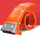 Klebebandabroller-Pistole mit Cutter, 6,0 cm, orange 14