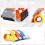 Klebebandabroller-Pistole mit Cutter, 6,0 cm, orange 3