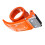 Klebebandabroller-Pistole mit Cutter, 6,0 cm, orange 12