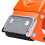 Klebebandabroller-Pistole mit Cutter, 6,0 cm, orange 8