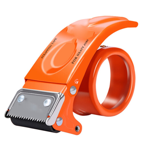 Klebebandabroller-Pistole mit Cutter, 6,0 cm, orange 1