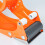 Klebebandabroller-Pistole mit Cutter, 6,0 cm, orange 4