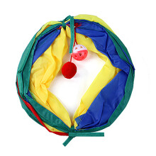 Regenbogen-Katzen-Tunnel Klein Polyester Umweltfreundlich