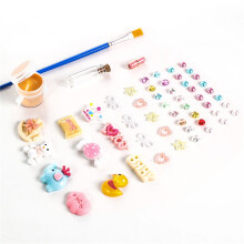 DIY-Baby-Hand- und Fußabdruck-Kit, Ton, rosa Box
